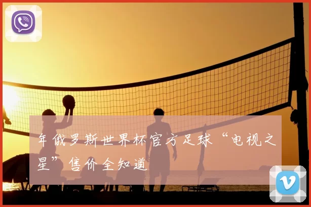 年俄罗斯世界杯官方足球“电视之星”售价全知道